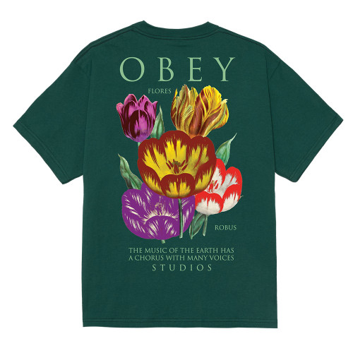 Obey Ανδρική κοντομάνικη μπλούζα Flores Robus Tee
